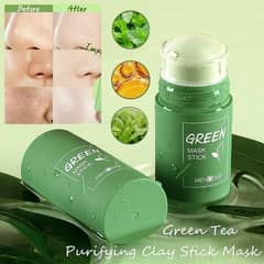 Green face mask