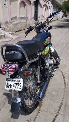 Honda Cd 70 Black Colour