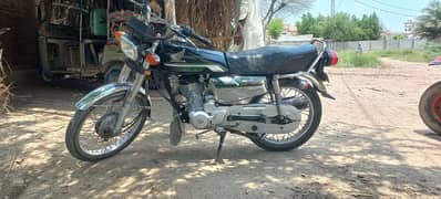 Honda CG 125 Self Start Model 2023 Number Hyderabad Registered