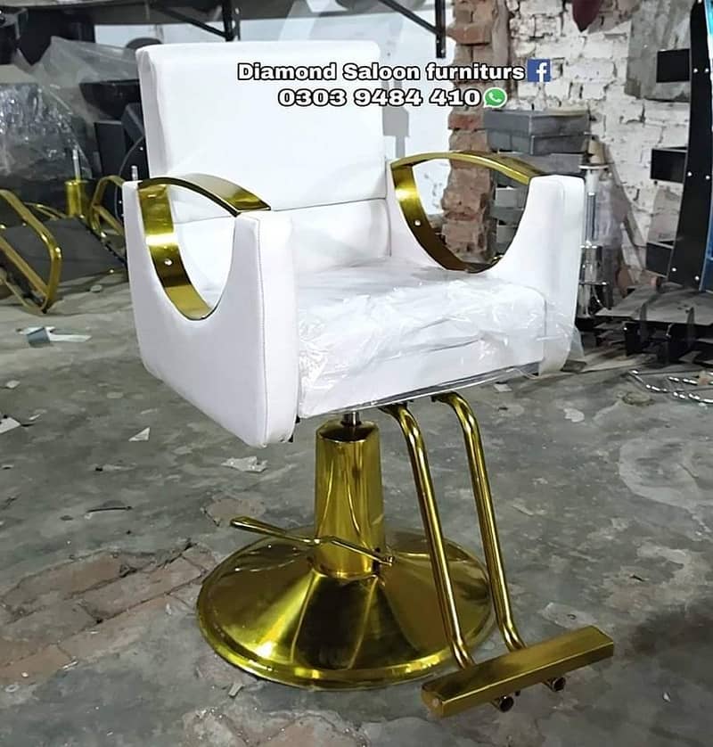 Saloon Chair/Parlour Chair/Facial Bed/Shampoo Unit/Pedicure/Trolley 3