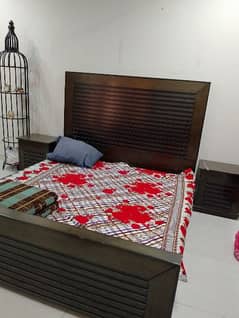 Double Bed Set with Dressing Table (without mattress)