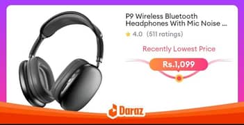 P9 wireless Headphones On Sale! Contact for link