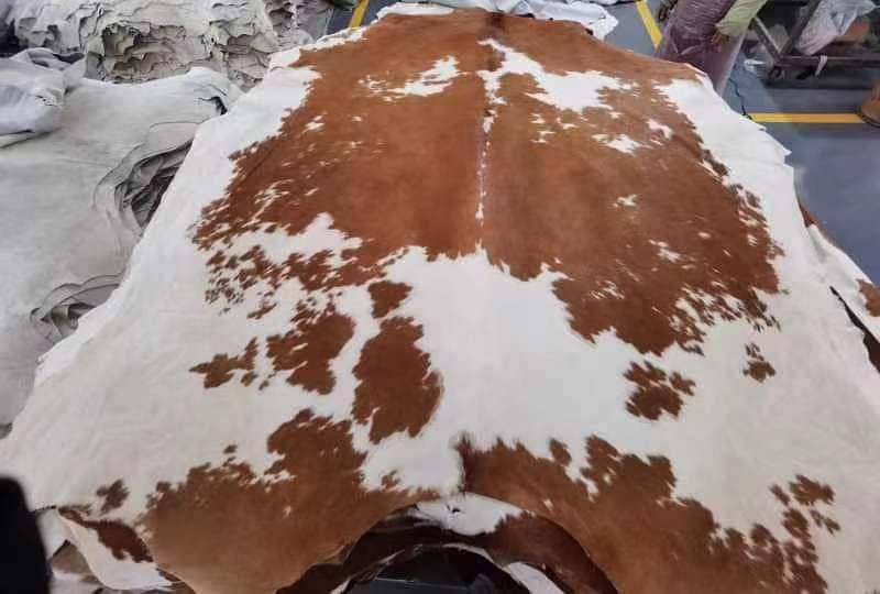 NATURAL COWHIDE RUGS TRICOLOR AUSTRALIAN COW FUR SKIN CARPET 9