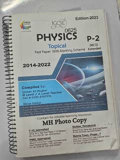 PHYSICS IGCSE PAPER 2 PASTPAPERS WITH M. S