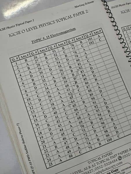 PHYSICS IGCSE PAPER 2 PASTPAPERS WITH M. S 2