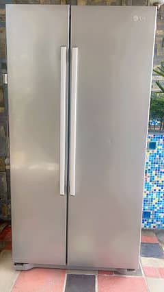 LG double door refrigerator full size for sale