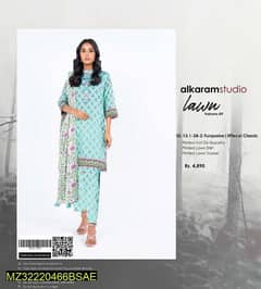 unstitched lawn for woman