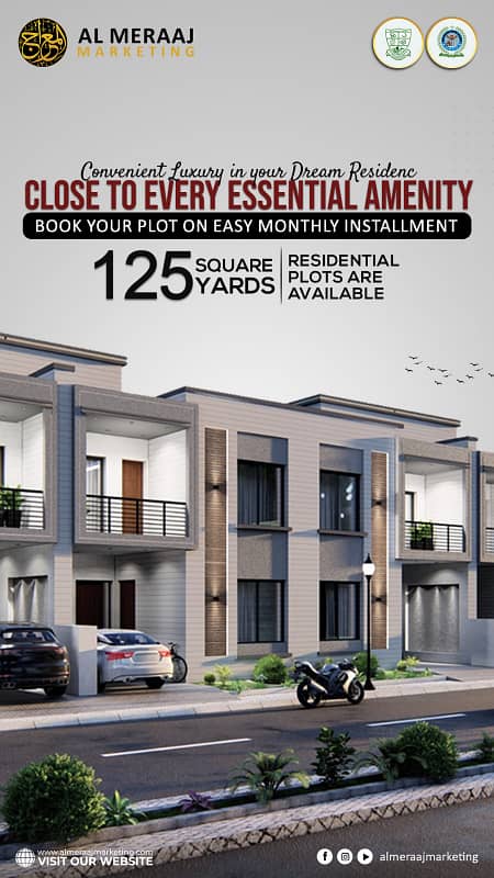 100 & 400 Sq yd Commercial Plots on 25,000 Monthly 11