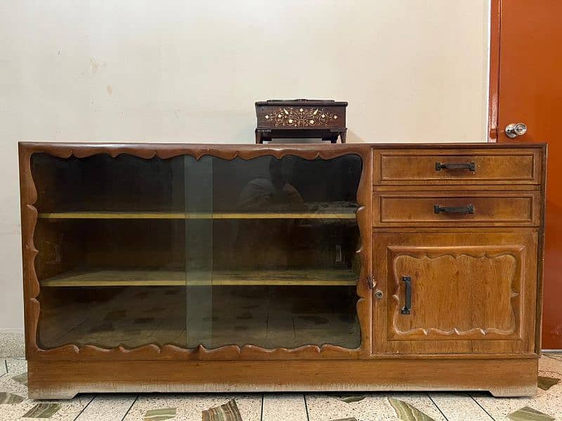 Antique Wooden showcase for sale 1