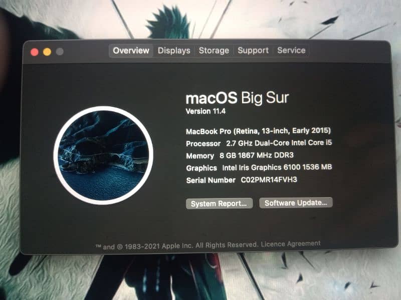 MacBook pro 2015 6