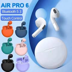 Original Air Pro 6 TWS Wireless Bluetooth Headset 5.3 Headphone