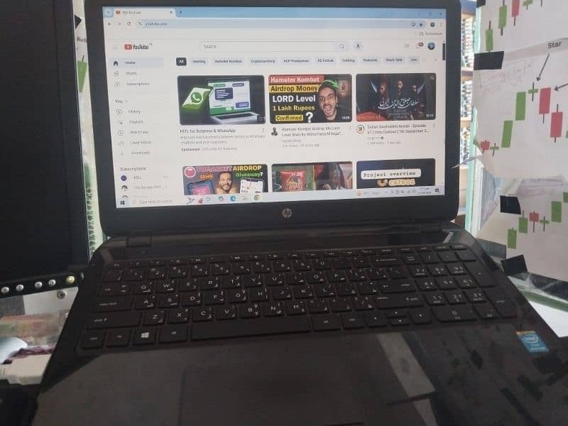 hp labtop 5th generation 8/128GB 0