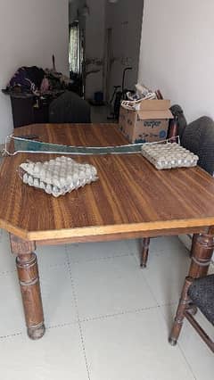 Wooden Dining Table for 6 people 0