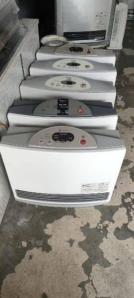 Rinnai gas plus electric Japanese room heaters and geysers 1