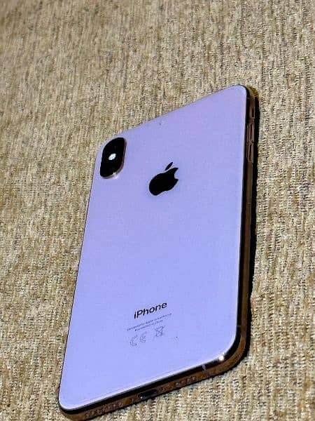 iPhone XS Max not pta 256 battery health 80% 03410756733 contact num 1