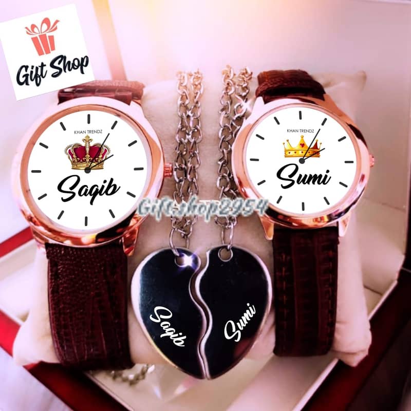 Couple Watches Pair Wih Locket 2