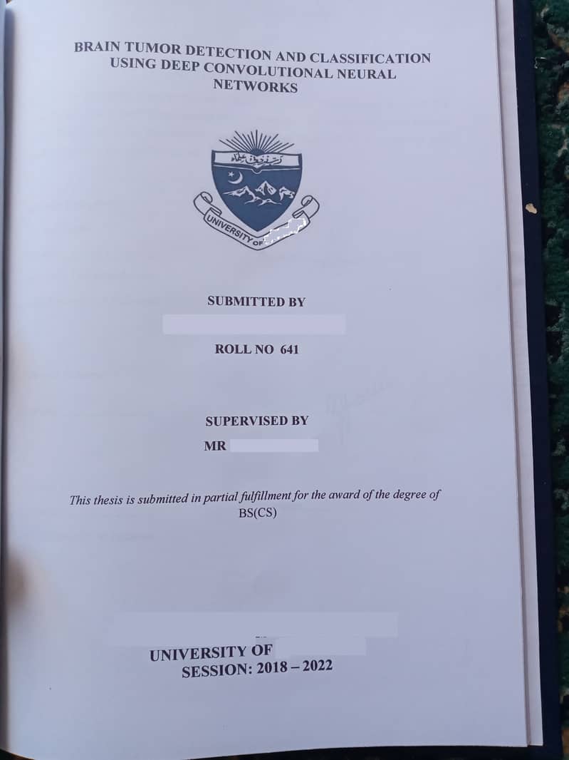 Three different Final Year Projects (FYP)_Computer Science for Sale 1