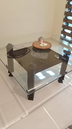 Glass top Dining table