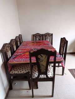 Wooden Dining Table Set With Chairs