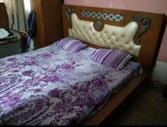 King size Bed, 3 Doors cupboard, divider and dressing table