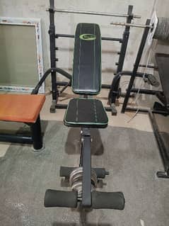 Slimline Bench press with leg extension