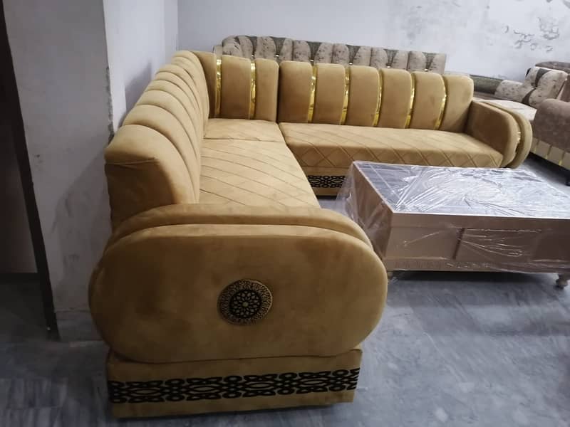 L-shape sofa set/Corner sofa for sale/7 Seater sofa/elegant sofa set 9