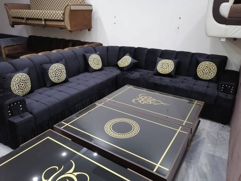 L-shape sofa set/Corner sofa for sale/7 Seater sofa/elegant sofa set 12