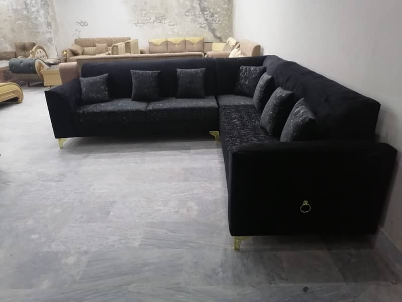 L-shape sofa set/Corner sofa for sale/7 Seater sofa/elegant sofa set 14