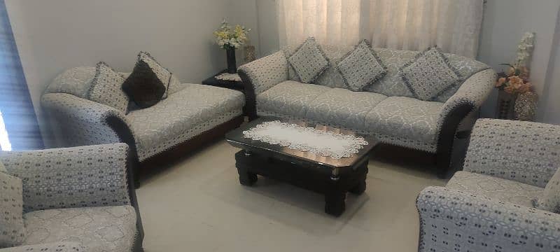 7 Seater Sofa Set with 7 cushions without tables 2