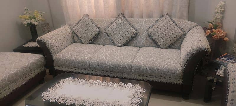 7 Seater Sofa Set with 7 cushions without tables 6