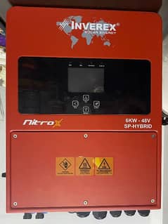 Inverex Nitrox Hybrid 6 KW Invertor and PlyonTech Lithium Ion Battery