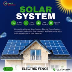 solar system , electric security fence , security alarm