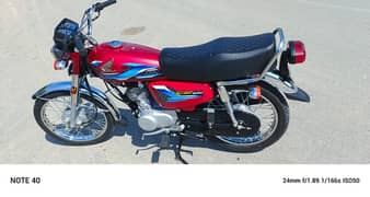 Honda 125 New Red color