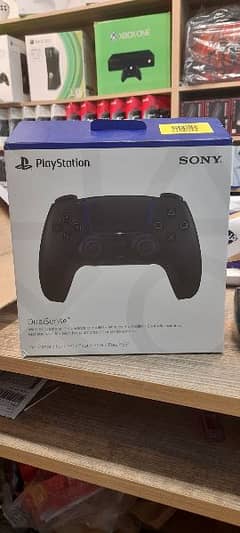 ps5 controller original black just box open for sale