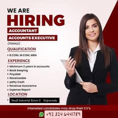 Accountant Job for Female 0