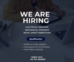 Engineer  || Urgent Hiring || Fabricator || Jobs In Islamabad