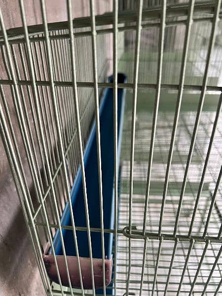 stee cage of birds/hen/parrot/love bird/dog/cat 5