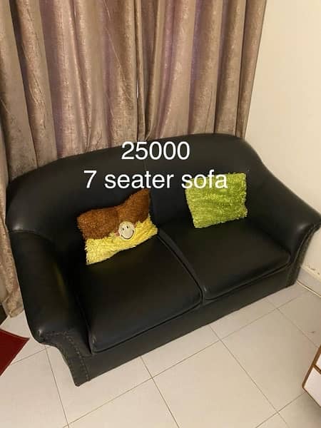 7 seater sofa set with coffee table 2