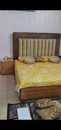 Wooden bed