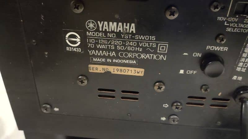 Yamaha Active Powered subwoofer 5