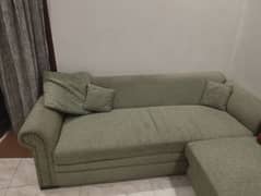 L shape sofa set