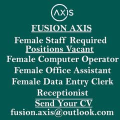 Female Staff Required