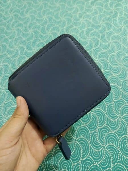 Miniso blue Wallet 0