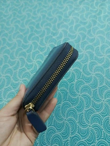 Miniso blue Wallet 1