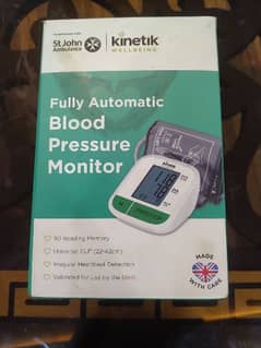 UK Imported Branded Blood Pressure Monitor. Kinetic Company