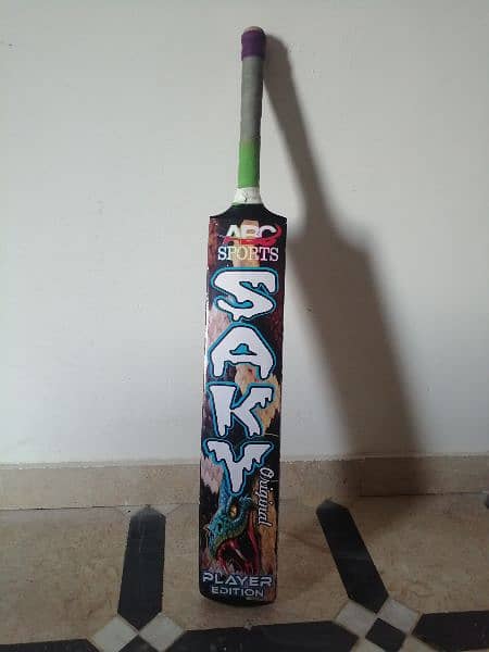 Players Edition Tape Ball  SAKY Cricket Bat 7