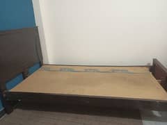 Single Bed Wooden Urgent sale