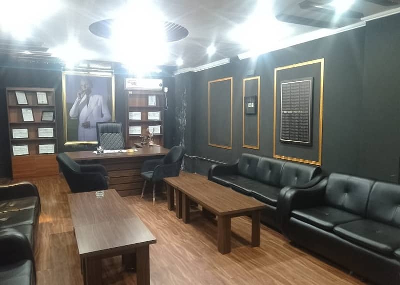 1200 square Feet Brand New Full Furnished Corporation Office For Rent At Main Boulevard gulberg 3 Lahore 16