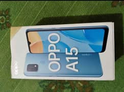 oppo A15 full box full saf set hai