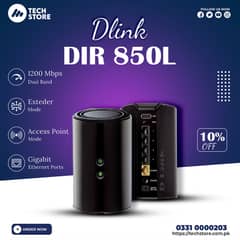 D-Link Wifi Router DIR-850L AC1200 Dual Band WiFi Router (Box Opened)